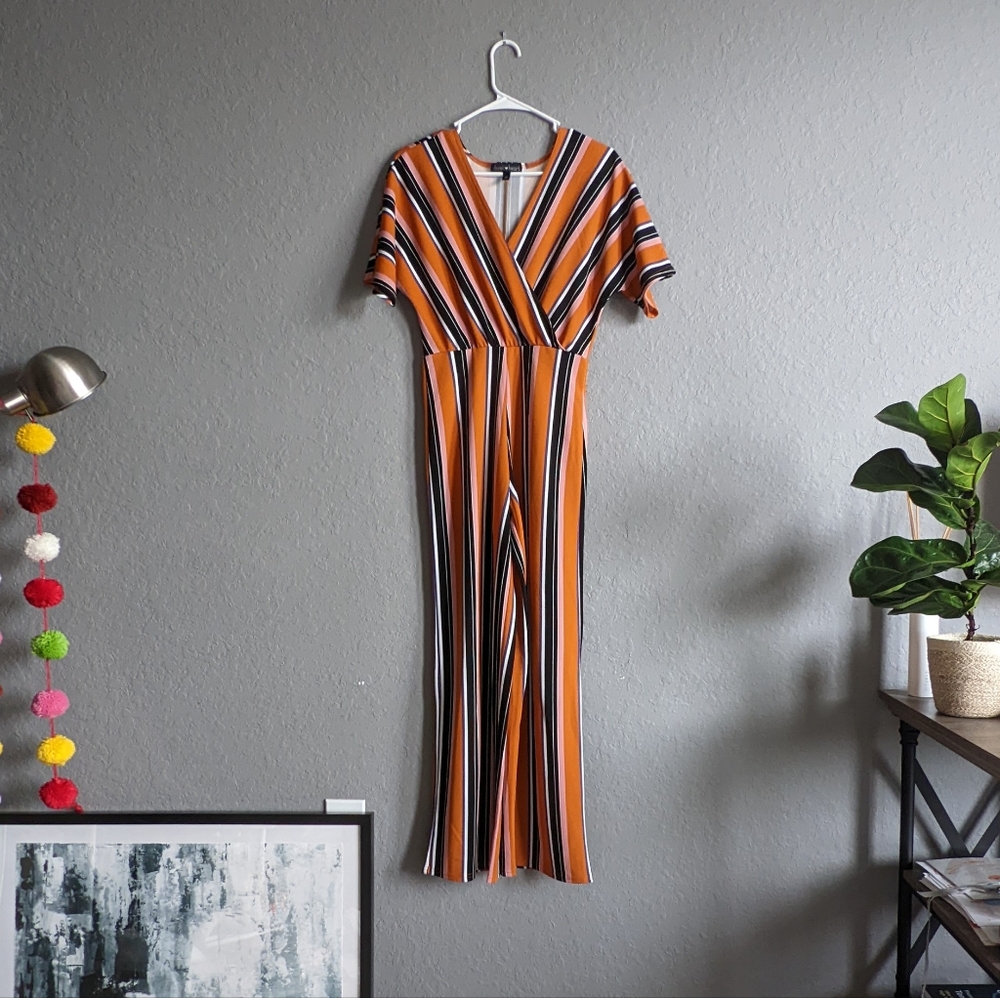 Boho Retro Groovy Jumpsuit | Derek Heart